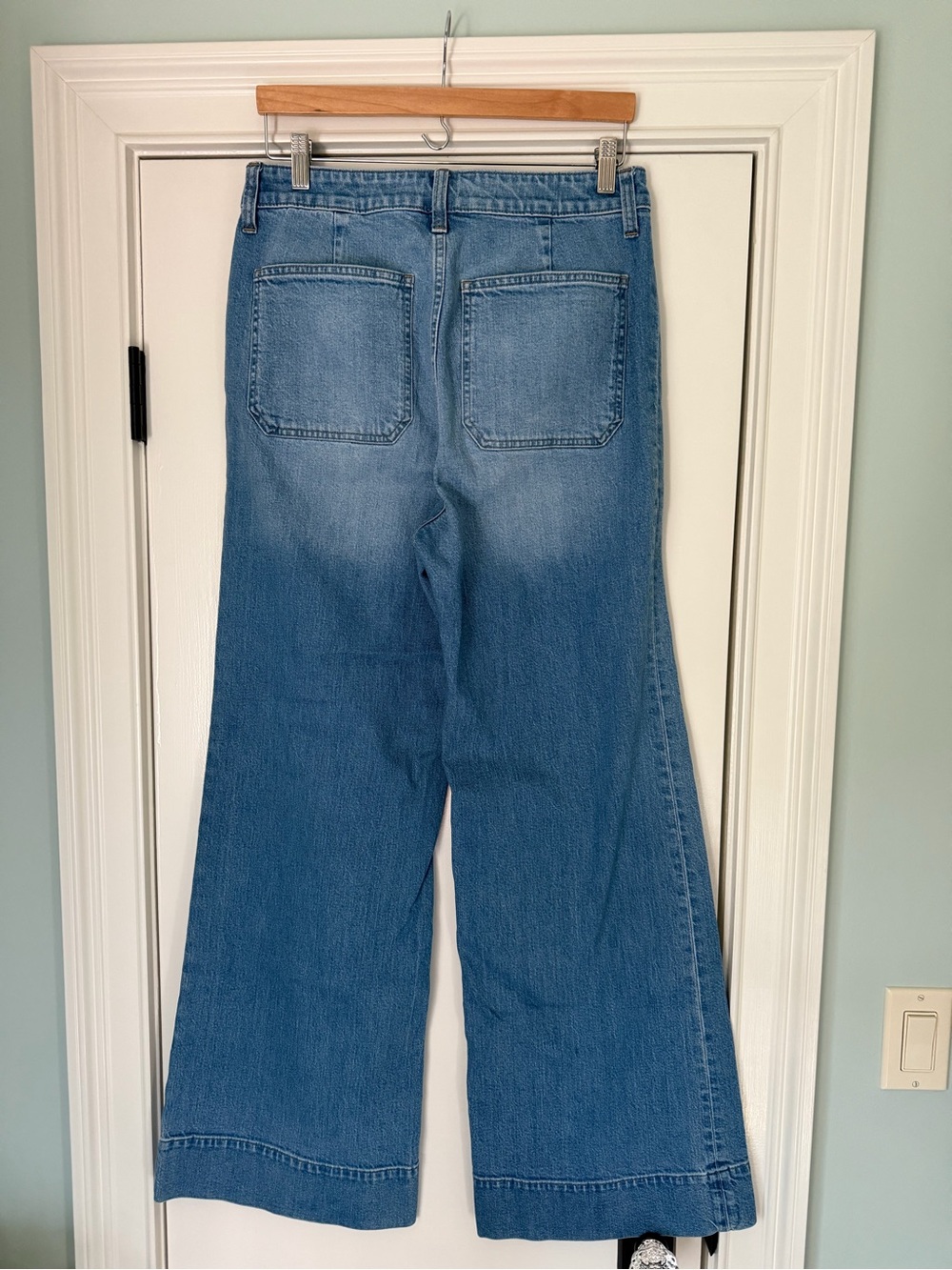 J. Crew High rise Sailor Denim Trouser in 1996 semi-stretch Size 29 Style CC569 - Picture 3 of 10